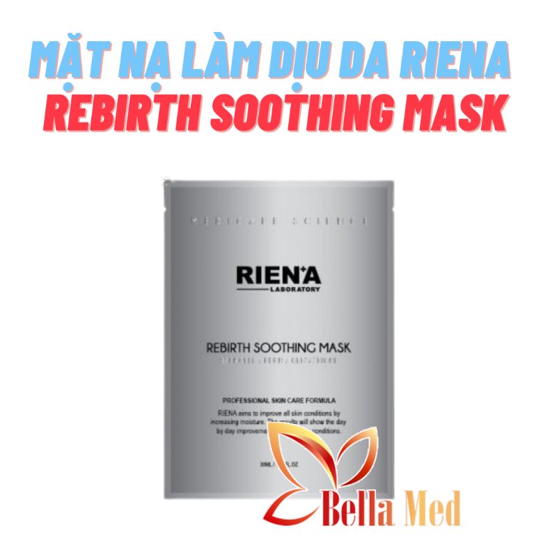 Mặt nạ riena mặt nạ tế bào gốc phục hồi sau lăn kim, vi kim, laser thẩm mỹ REBIRTH SOOTHING MASK