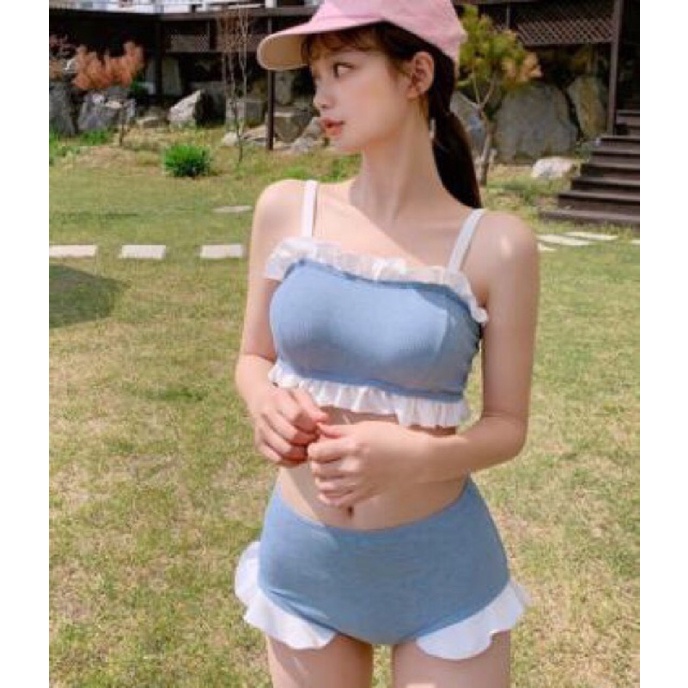 Đồ bơi đi biển đi bơi nữ, bộ bikini đồ tắm hai mảnh