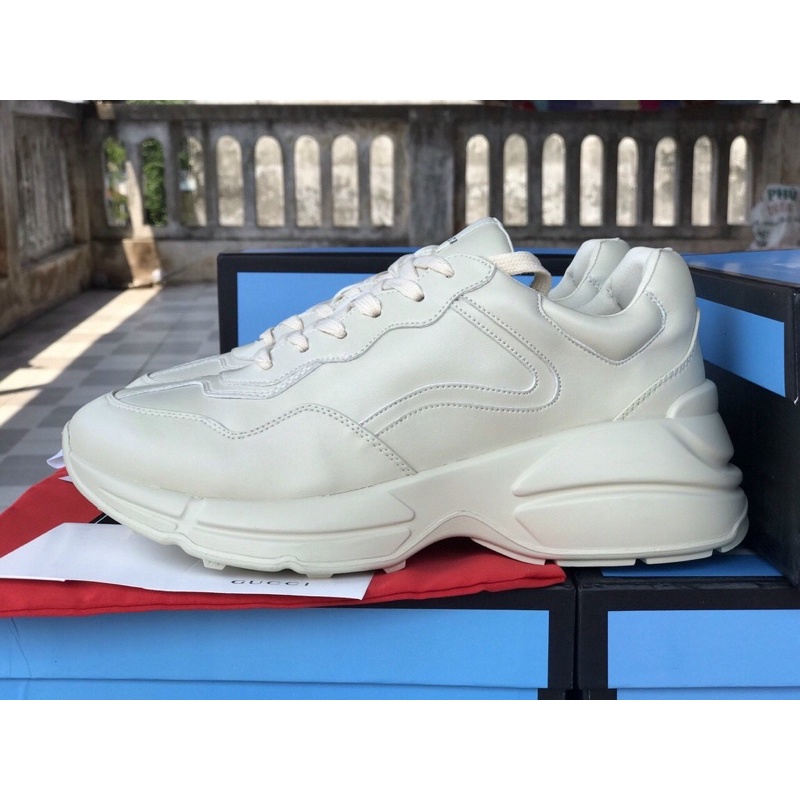 Giày Gucci trơn 11  ❤️FREE SHIP❤️  giày thể thao nam nữ sneaker Gucci Sơn Tùng tăng chiều cao