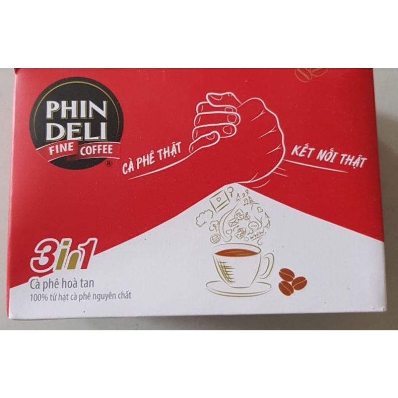 Cà Phê Hòa Tan PhinDeli 3in1 (17g x 18 gói)