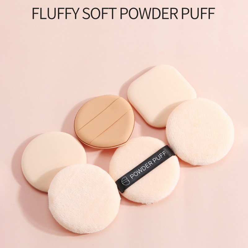 [Hàng mới về] Set 6 Mút Trang Điểm Nhiều Hình Dạng Chuyên Dụng Chất Lượng Cao