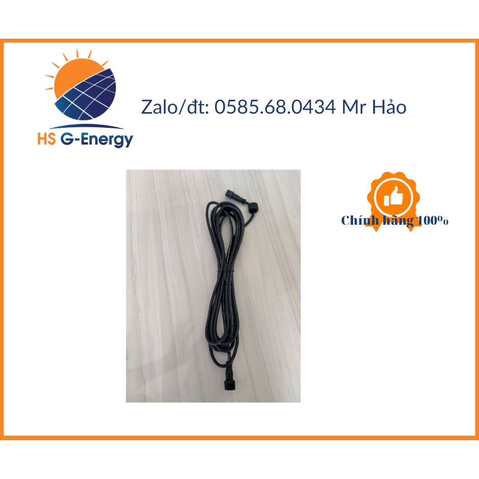 Dây nối đèn và quạt năng lượng mặt trời 5m