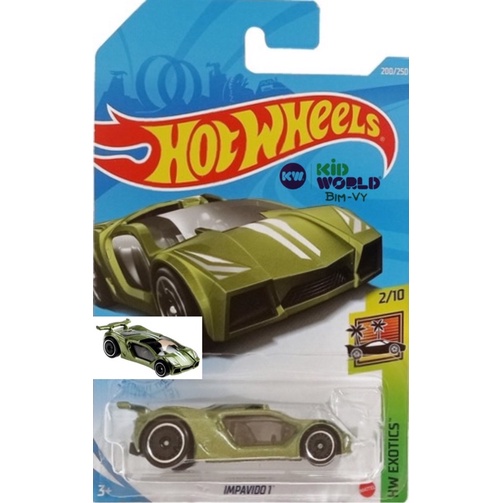 Xe mô hình Hot Wheels basic Impavido 1 GRY85, 40K.