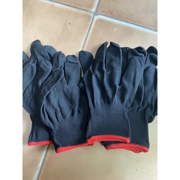 Gang tay sợi đen, gang tay lao động 1đôi
