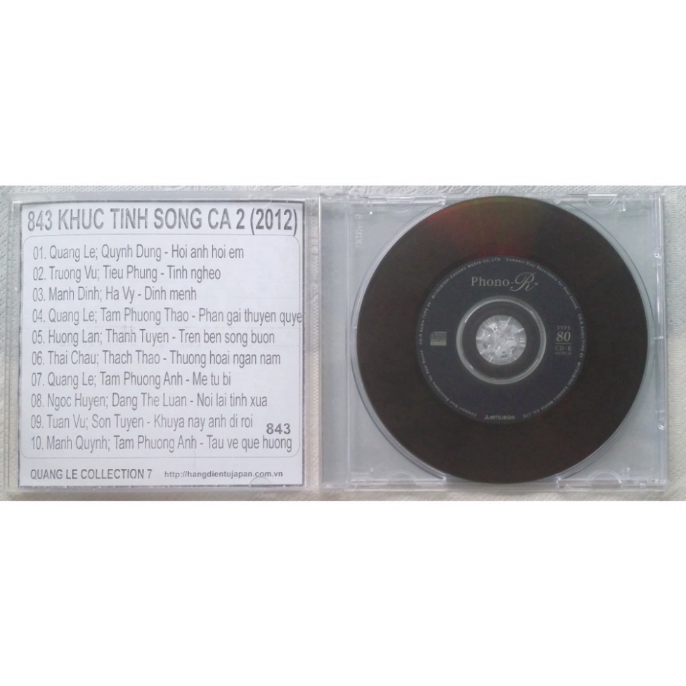 Bộ 5 dĩa ca sĩ quang lê chất lượng cao combo 2