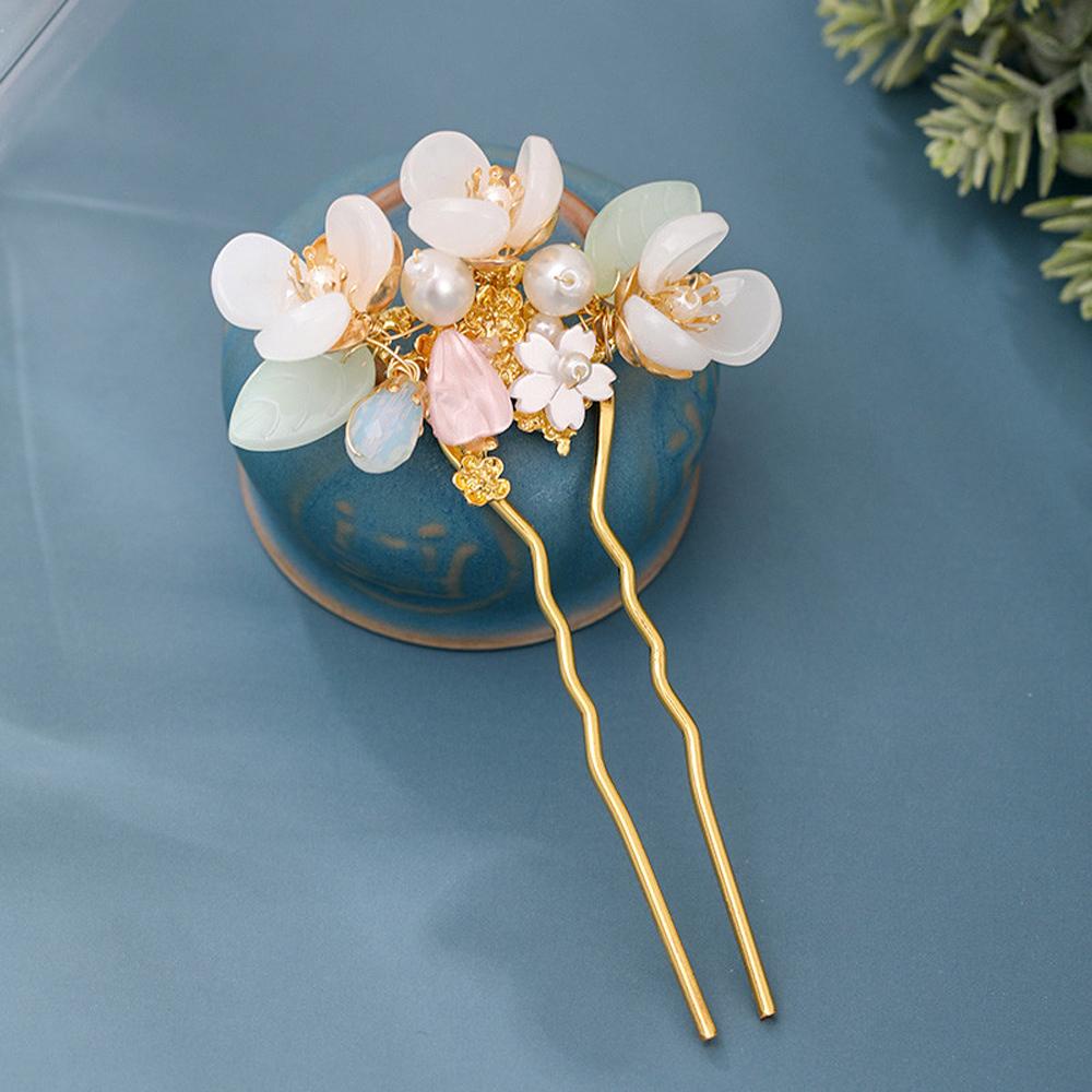 Trâm Cài Tóc Chữ U Phong Cách Vintage Đơn Giản Cho Cô Dâu