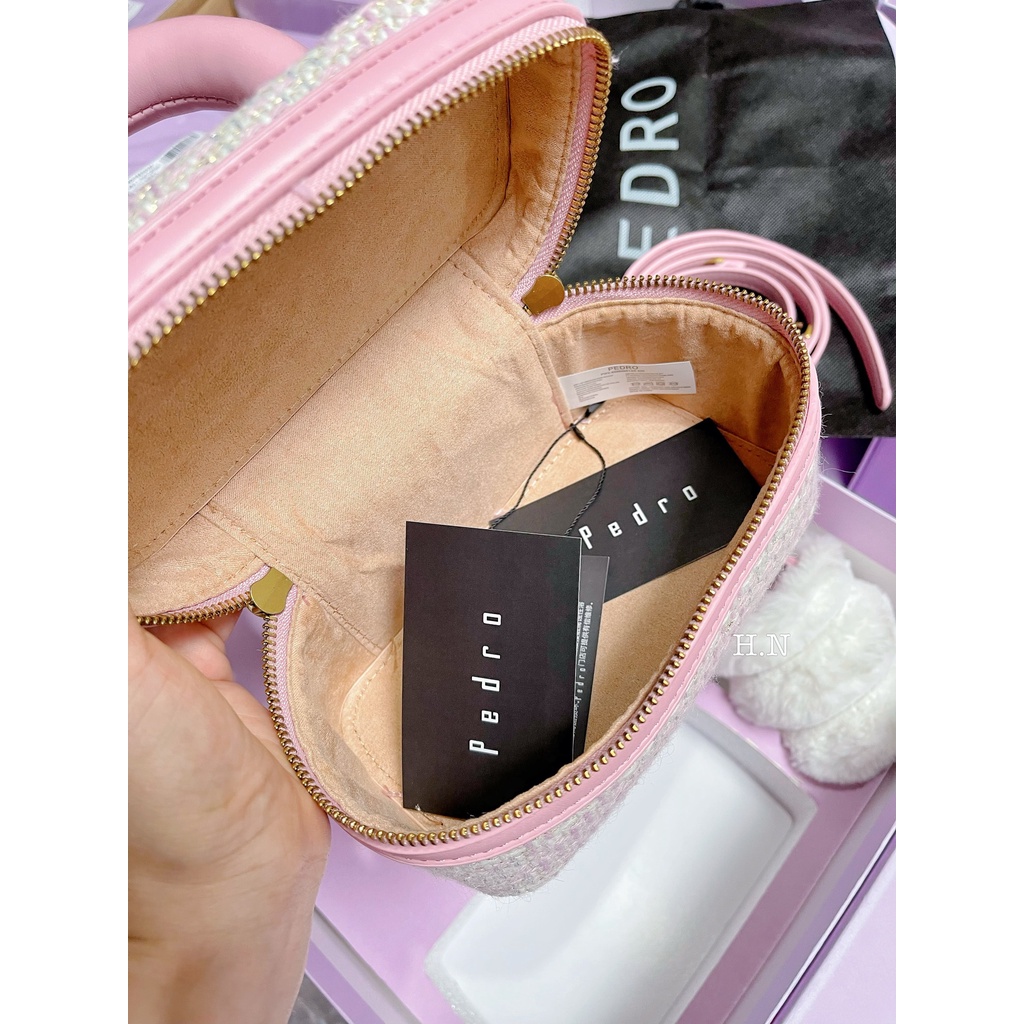 Túi xách nữ set Pe cốp kèm 2 charm ví kèm hộp mới nhất