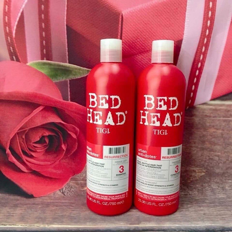 Dầu Gội TIGI Đỏ, TIGI BED HEAD Phục Hồi Hư Tổn Cấp Độ 3 (gội + Xả), Dầu Dưỡng Tóc Chính Hãng | BigBuy360 - bigbuy360.vn