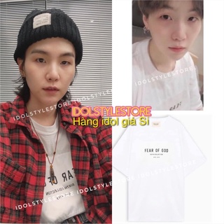 Áo phông fear như suga bts