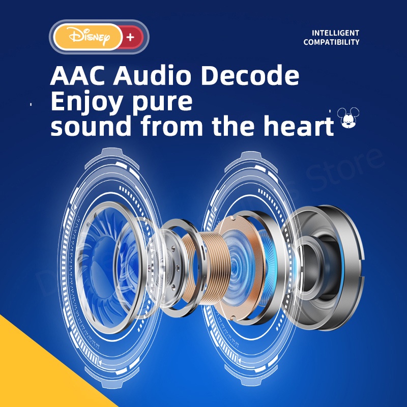 Tai Nghe Bluetooth Không Dây Mini Âm Thanh Nổi 3D TWS NOVA Disney F2