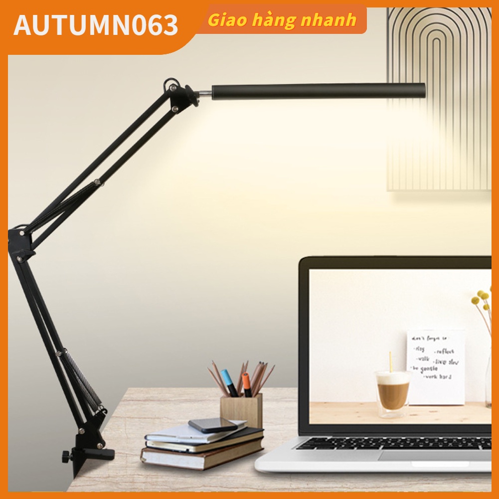 Hàng giao ngay Đèn cánh tay LED Có thể điều chỉnh Chăm sóc mắt Học sinh đọc Bàn có kẹp cho học tập / văn phòng / hình xăm