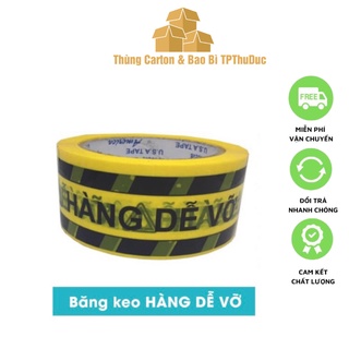 Băng Keo Dễ Vỡ Băng Dính Hàng Dễ Vỡ Xin Nhẹ Tay 1 Cuộn