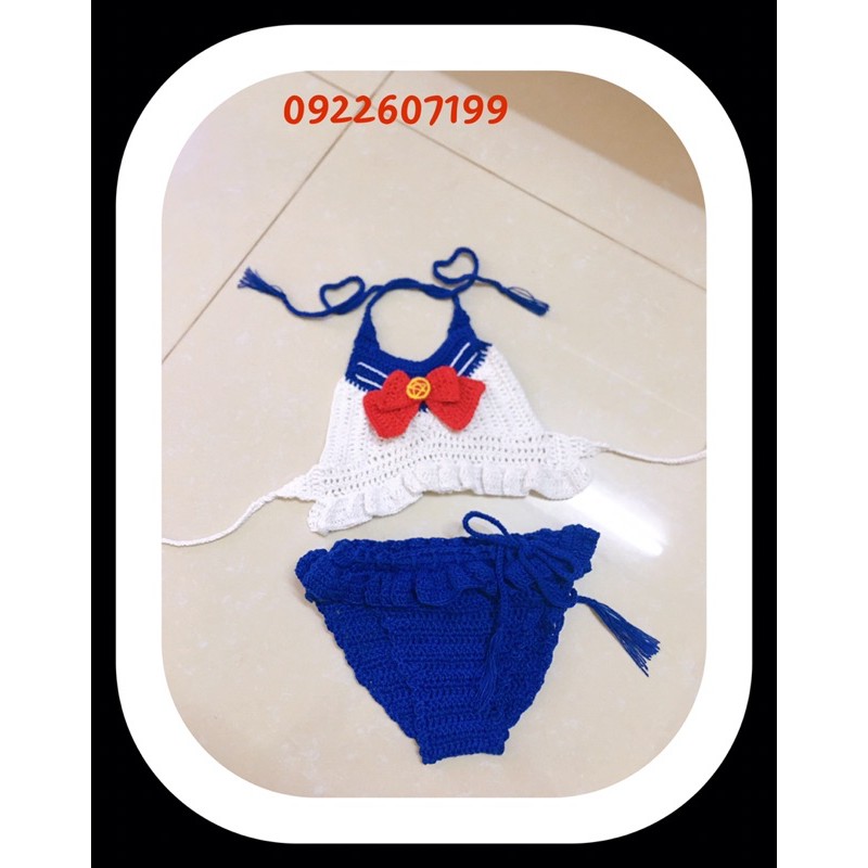 bikini thuỷ thủ mặt trăng cho bé