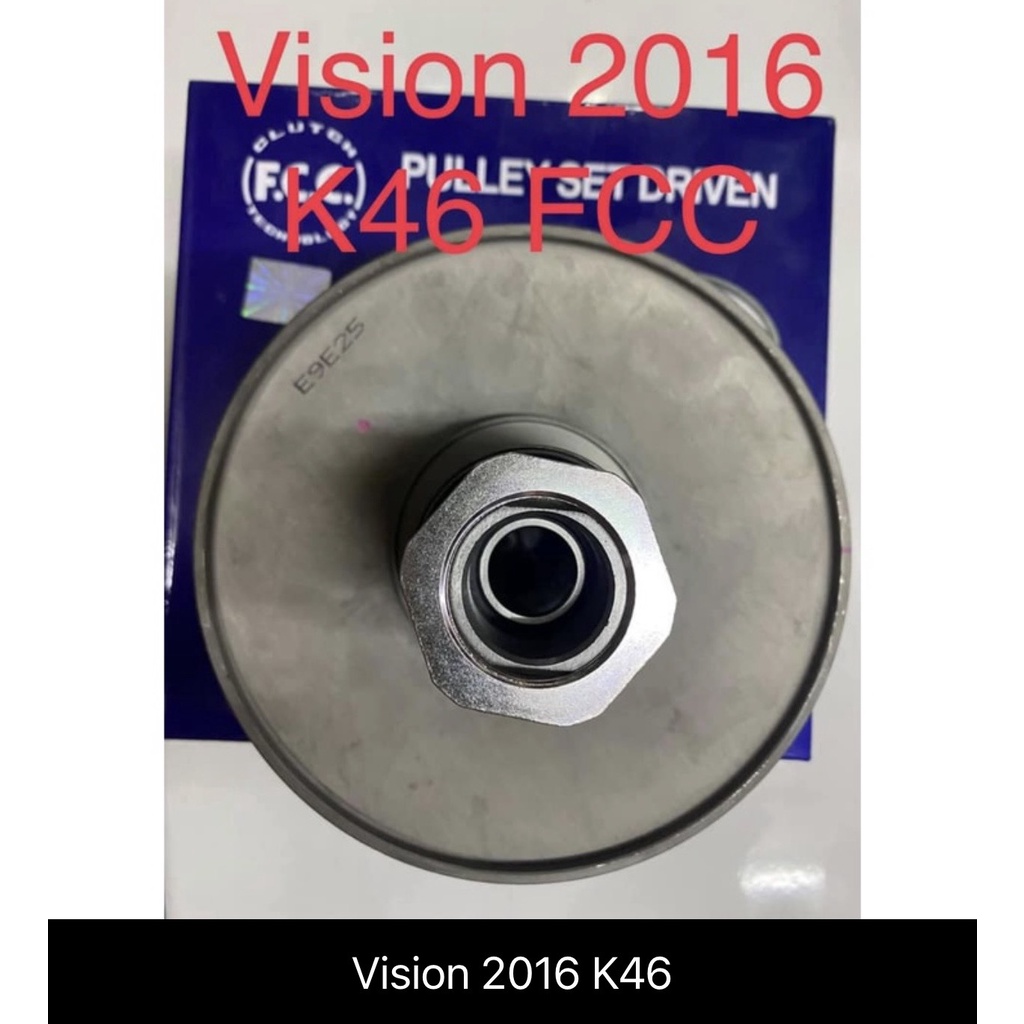 Nguyên cụm Puly nồi sau hàng chính hãng FCC cho xe tay ga Honda Airblade 110, AB 125 150, PCX, Lead 125, Vairo, Vision