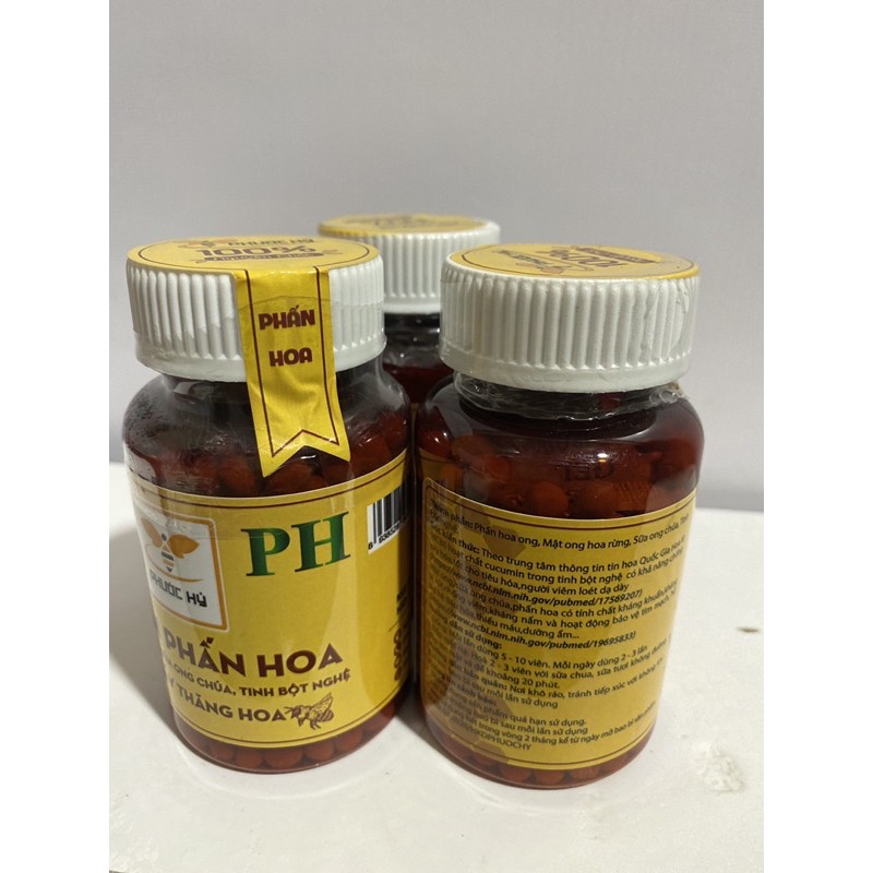 PHẤN HOA SỮA ONG CHÚA NGHỆ MẬT ONG PH SẤY THĂNG HOA 120G