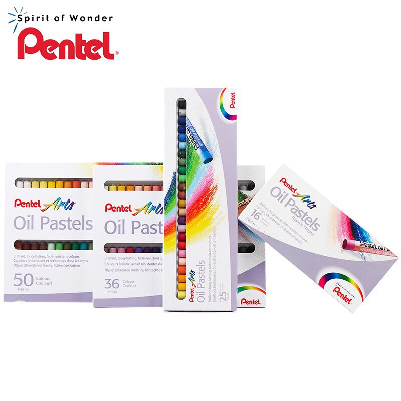 Bộ màu sáp dầu PENTEL Arts Oil Pastels set 16/25/36/50 màu