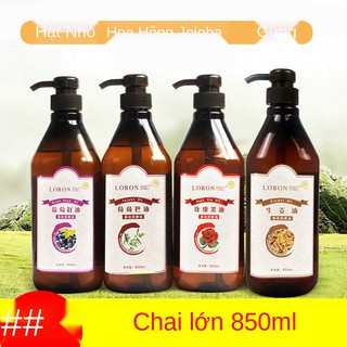 Tinh dầu gừng xông hơi nóng massage toàn thân chai lớn thông kinh lạc, xoa bóp lưng, thẩm mỹ viện