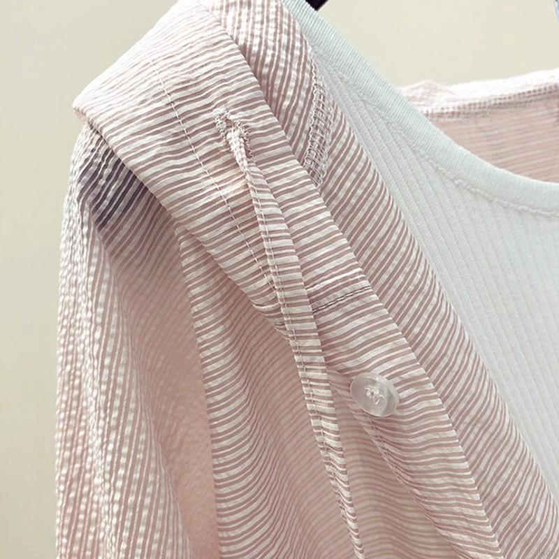 Áo khoác cardigan màu trơn chống nắng thời trang