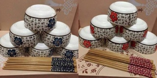 Bộ bát đũa cao cấp Nhật bản 6 chiếc 