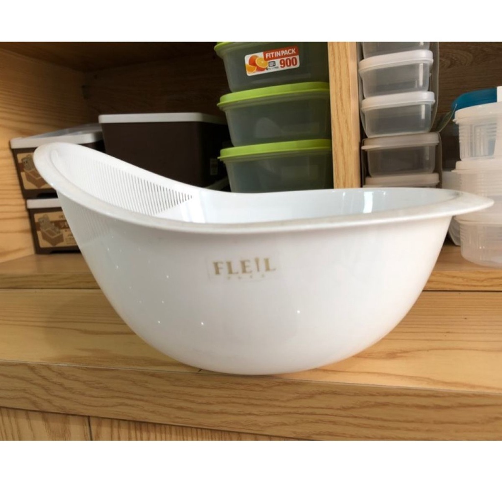 [Hỏa Tốc HN] Chậu nhựa có lưới thoát nước màu trắng Nội địa Nhật Bản