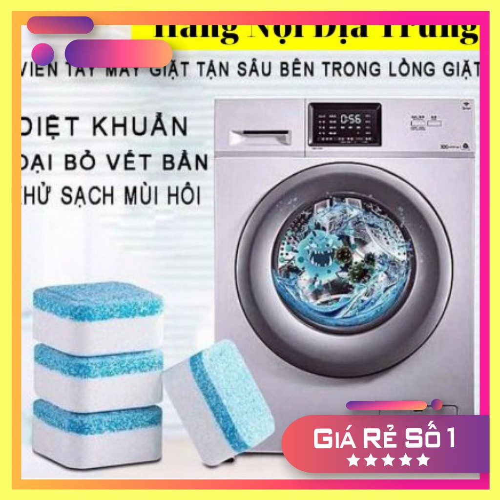 Viên Tẩy Lồng Giặt Hộp 12 Viên Hàng Nội Địa Trung