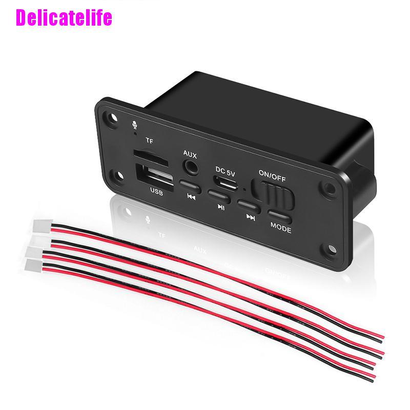 Bảng mạch giải mã loa Bluetooth 5.0 MP3 2x3W chuyên dụng cho xe hơi