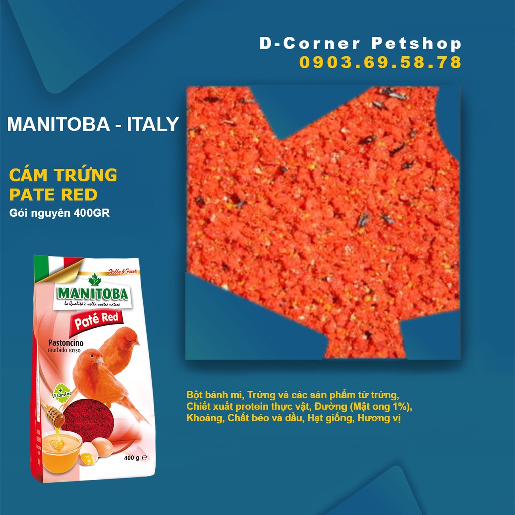 Cám Trứng Pate Red Cho yến