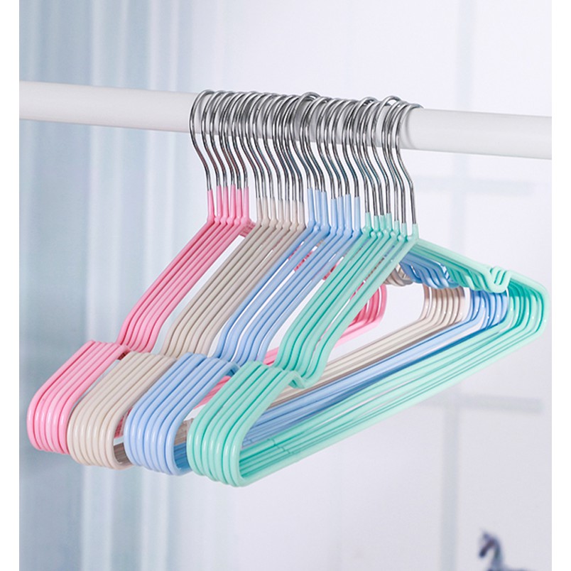 Bộ 10 móc treo quần áo kim loại 40cm