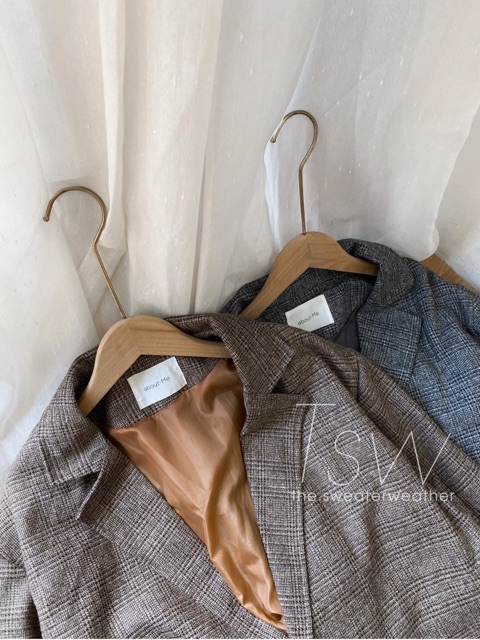 Áo BLAZERS 2 lớp kẻ,