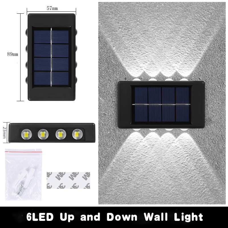 [Hot Promos] Đèn Led Gắn Tường Ánh Sáng Ban Đêm Bảo Vệ Tia Sáng Xuống / Sân Vườn Ngoài Trời