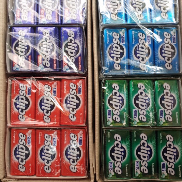 ✳️ KẸO NGẬM THƠM MIỆNG KHÔNG  ĐƯỜNG ECLIPSE 40g của Mỹ date 09/2021