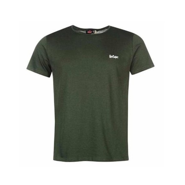 cotton 100%  Áo Thun nam không cổ Lee cooper Plain Polo Shirt Mens Cao Cấp (Xanh - Size EU - Xách tay UK)