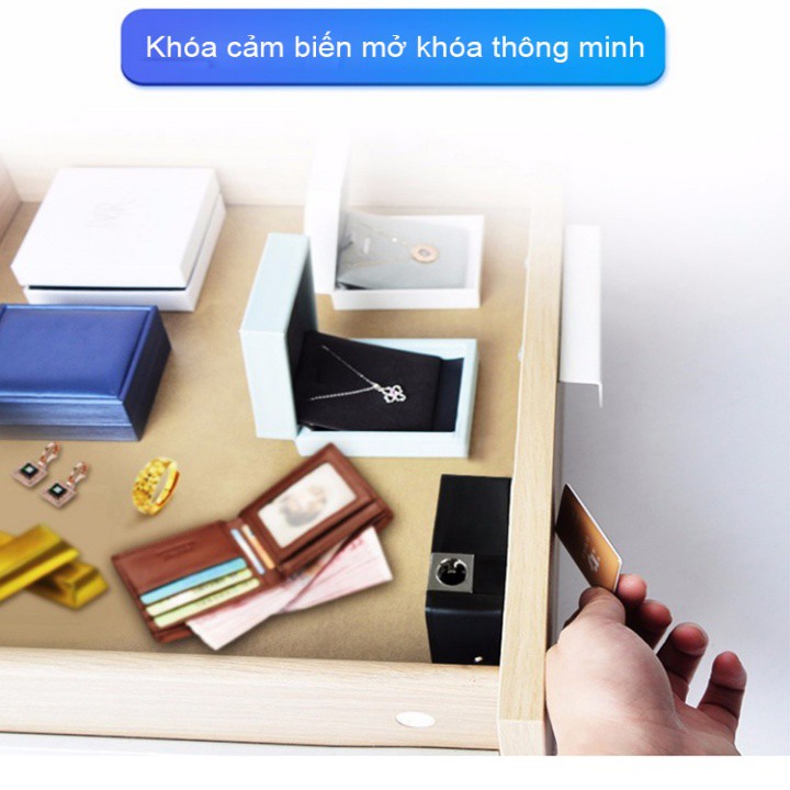 Ổ Khóa điện tử ngăn kéo bảo mật bằng thẻ SmartHome Cao cấp