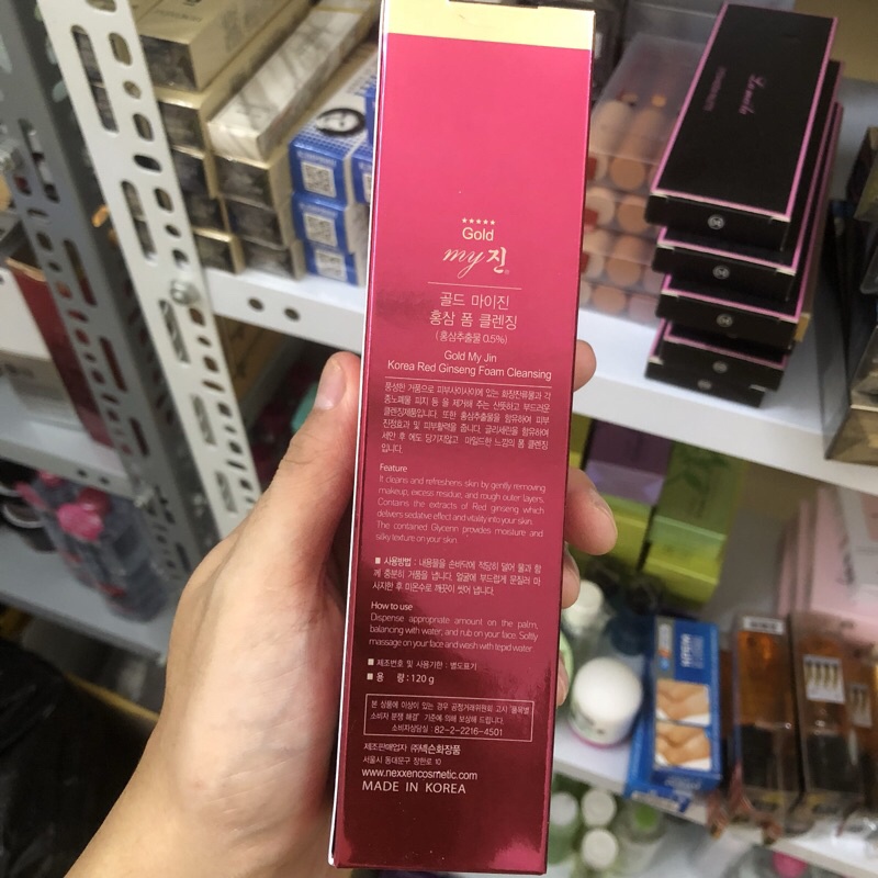 Sữa rửa mặt 💖FREESHIP💖 Sữa rửa mặt sâm đỏ Hàn Quốc Korea Red Ginseng chính hãng