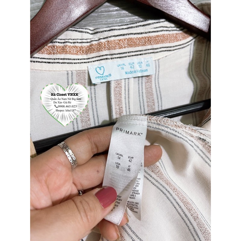 Áo Kẻ Sọc Primark.