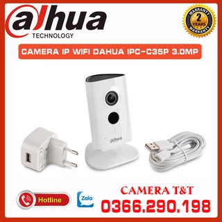 Camera ip wifi dahua ipc-c35p - độ phân giải 3.0 megapixel - bảo hành 2 năm