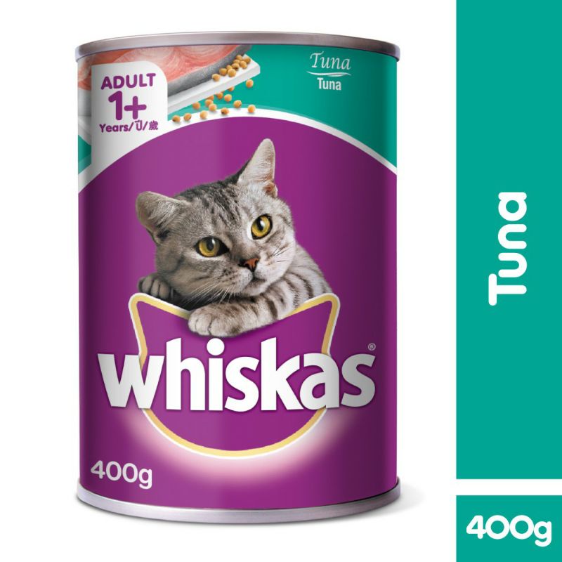 Pate Whiskas cho mèo trưởng thành, thức ăn ướt cho mèo hộp 400g