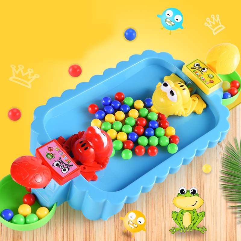 Bộ đồ chơi ếch ăn hạt SEA SUN TOYS để bàn tương tác giữa cha mẹ và bé