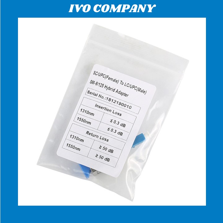 Adaptor SC Cái LC Đực UPC Bằng Thép Dùng Cho Máy Đo