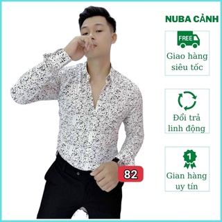 Áo sơ mi nam dài tay chất vải lụa cao cấp,đẹp giá rẻ TCS 82