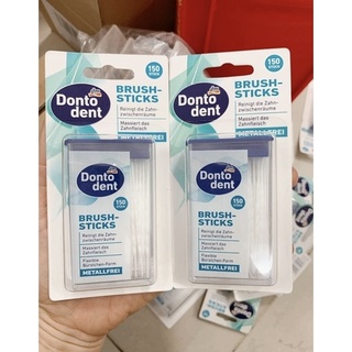 TĂM XỈA RĂNG Y TẾ - DONTODENT BRUSH STICKS