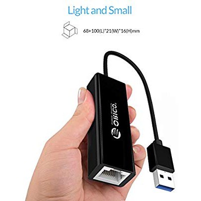 Bộ Chuyển USB 3.0 Sang Cổng LAN Giga Orico UTJ-U3 - Hàng Chính Hãng