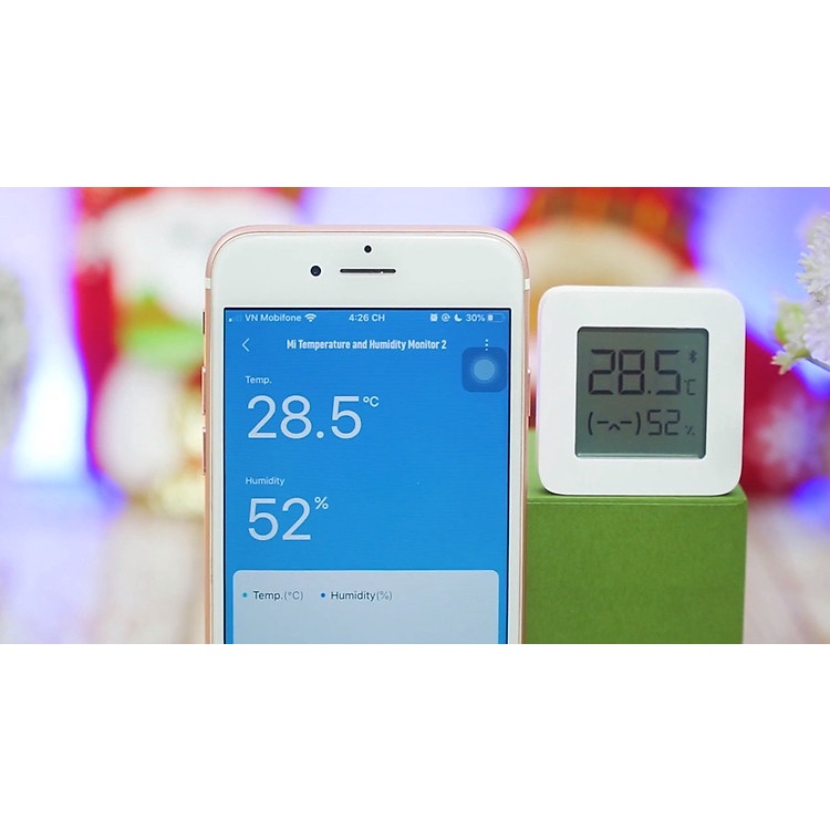 Nhiệt Ẩm Kế Xiaomi Gen2 Nhiệt Kế Điện Tử Xiaomi Kết Nối Với Điện Thoại Điều Khiển Các Thiết Bị Thông Minh