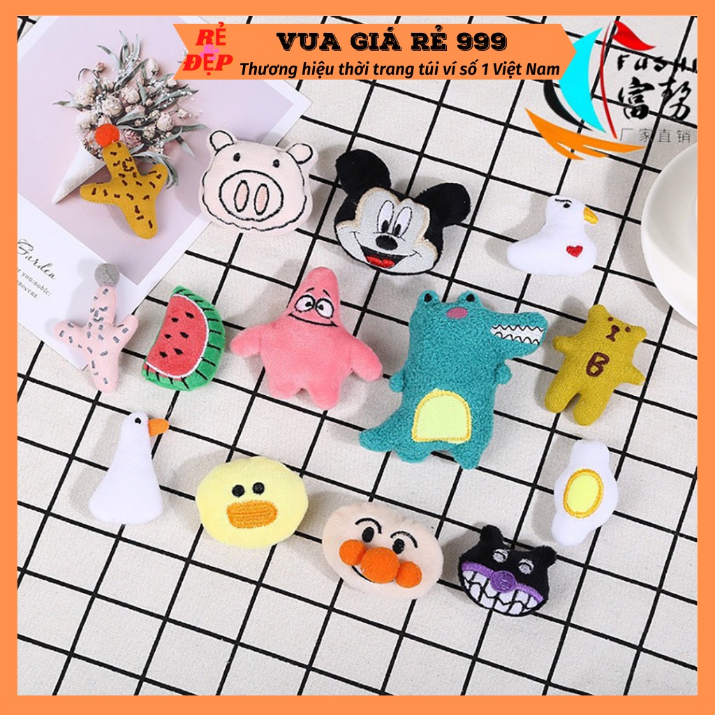 Phụ kiện sticker gim cài trang trí balo túi ví xinh xắn dễ thương VUAGIARE999 GC00