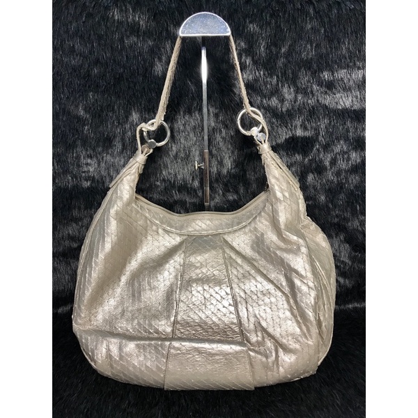 💚 👜  túi si tuyển hiệu Shalky Qq Italia đeo vai công sở đi chơi màu bạc ánh kim kiểu như vẩy cá👜