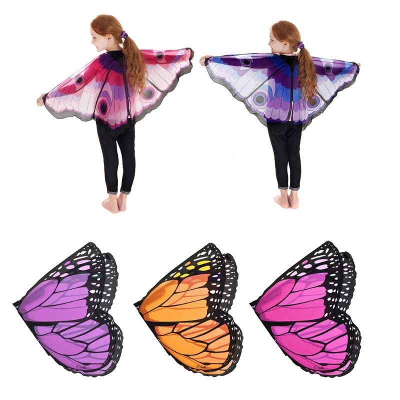 Áo Choàng Cánh Bướm Hóa Trang Cho Bé Gái Nymph Pixie