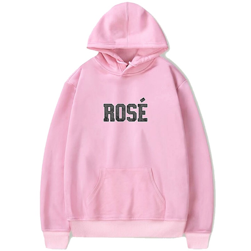 Áo khoác hoodie thiết kế có mũ đội đầu phong cách Rose trong Blackpink | BigBuy360 - bigbuy360.vn
