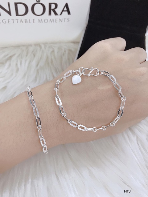 Lắc tay bạc xích LT0383