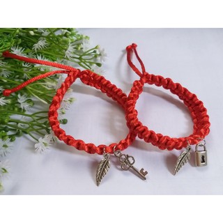 combo 2 vòng tay mix chìa và ổ khóa, vòng tay cặp, vòng couple,vòng tay đôi giá rẻ