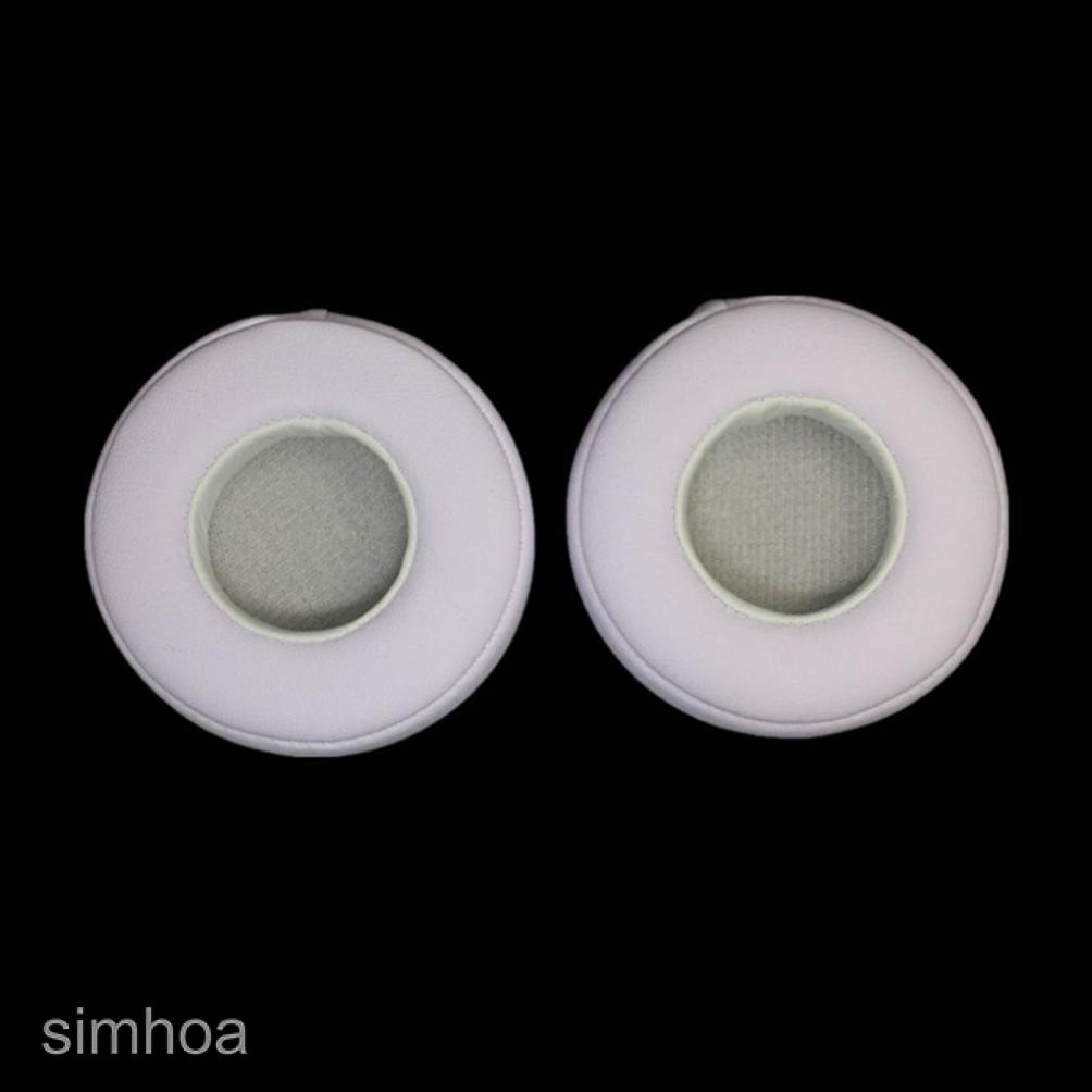 Replacement Ear Pad Cushion Cups Cover for Monster Beats By Dr.Dre MIXR Headphones Earpads Repair Parts (White)
